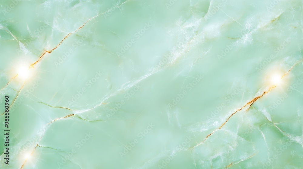 Poster elegant green marble texture with a blend of soft hues and intricate patterns, creating a timeless a
