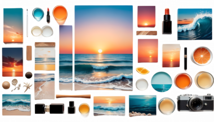  sea sunset acrylic landscape vertical abstract travel acrylic sea art summer colours sunset landscape background nature paint wallpaper texture colourful watercolor sky sun blue red beautiful beach