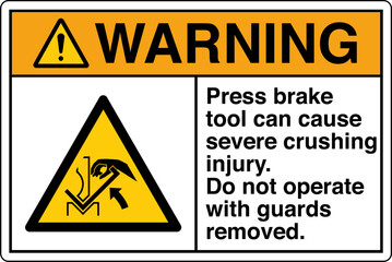 Obraz premium ANSI Z535 Safety Sign Marking...