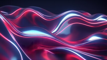 abstract glowing lines