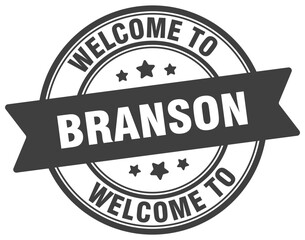 Fototapeta premium WELCOME TO BRANSON STAMP
