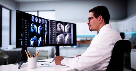 Doctor Screening Bone X Ray