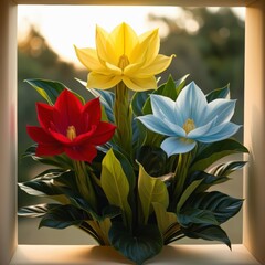 Fototapeta premium bouquet of flowers