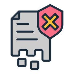 Obraz premium Data Breach Icon