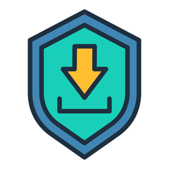 Secure Download Icon