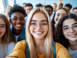 Obraz premium Youth taking a selfie