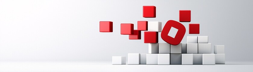 Interest rate percentage symbol being pulled down by gravity, illustrating market trends