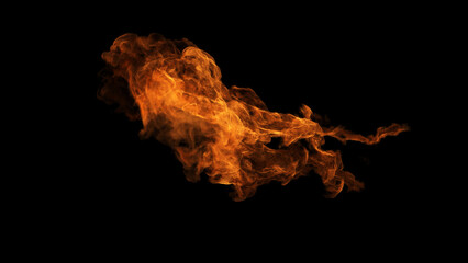 burning fire