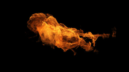 burning fire