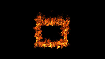 burning fire Frame