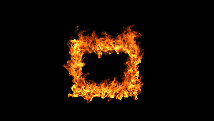 burning fire Frame