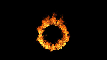 burning fire Circle