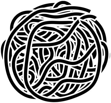 recommend clip art: spaghetti illustration pasta silhouette noodle logo food icon ramen outline asian meal italian chinese pattern macaroni restaurant tasty cooking shape to vector graphic background