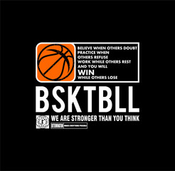 Basketball North League Championship sport typography, tee shirt graphics, vectors