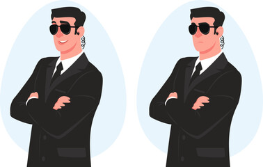 male secret service agent