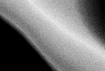 Abstract black and white gray grainy texture gradient background