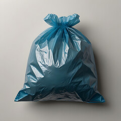 Plastic bag isolated on white