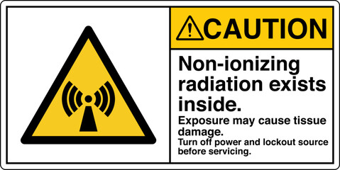 Obraz premium ANSI Z535 Safety Sign Marking...