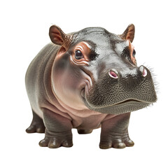 Obraz premium cute hippopotamus baby 