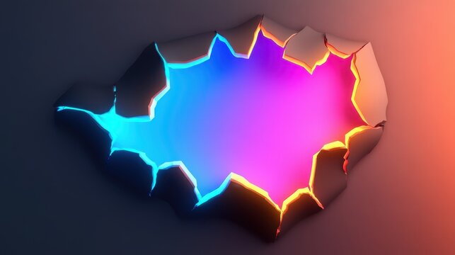 Torn black paper revealing shiny metallic sale percentages for Black Friday, with glowing neon accents.