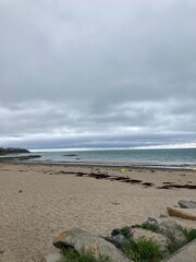 Vur sur la mer &agrave; Granville dans le Cotentin en France - Europe