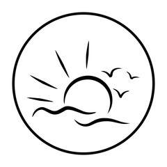 Sun Icon Vector