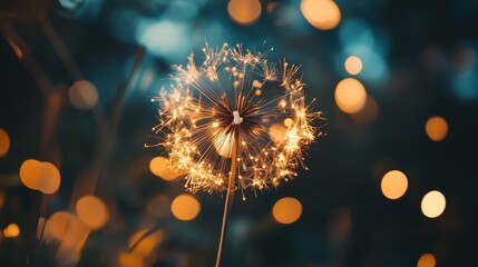 Fireworks light up the sky, symbolizing the excitement and brilliance of the new year ahead.