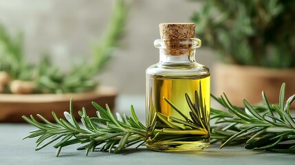 Rosemary Hair Oil, a trending hair care product, nourishing and revitalizing properties. Oil is enriched with natural rosemary extract, which helps stimulate hair growth, strengthen hair follicles.