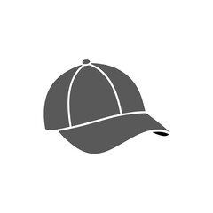 Baseball cap illustration, headwear accessory for casual and sports style