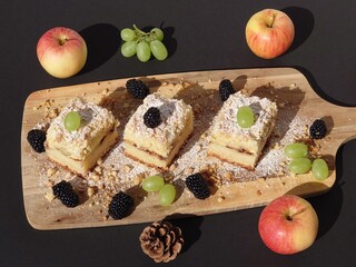 Herbstlicher Streuselkuchen