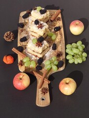 Herbstlicher Streuselkuchen