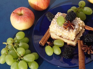 Herbstlicher Streuselkuchen