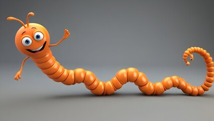 A long, orange worm who can stretch out much farther than the others. His body can expand and contract in exaggerated ways, making him useful for getting into hard-to-reach places. 