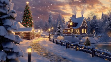 Fototapeta premium Christmas_wallpapers_High_resolution_backgroun