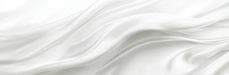Smooth elegant white silk or satin fabric texture background