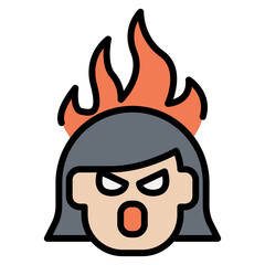 Angry icon