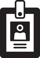 Business Card Badge Icon