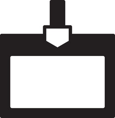 Business Card Badge Icon