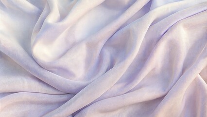 Obraz premium Flowing fabric folds in neutral pastel shades. 