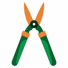 Pruning Shears Vector Illustration for Plant Trimming - SVG & Cricut Cut Files on White Background