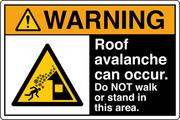 Obraz premium ANSI Z535 Safety Sign Marking...