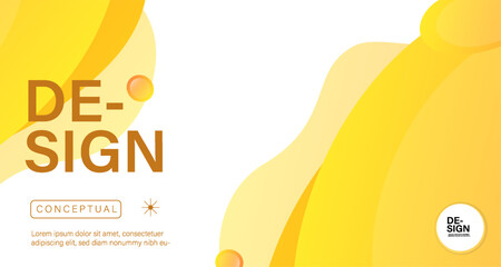 Abstract color banner background design templates