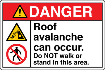 Fototapeta premium ANSI Z535 Safety Sign Marking...