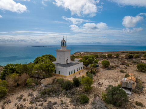 Faro y Mirador del Cabo de Santa Pola con Tabarca