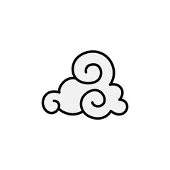 Abstract Cloud , Chinese Cloud , Curl cloud ,Decoration cloud, cloud icon
