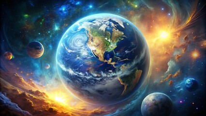 Obraz premium Earth abstract image