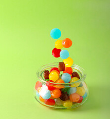 Mixed sweet hard candies