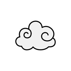 Abstract Cloud , Chinese Cloud , Curl cloud ,Decoration cloud, cloud icon