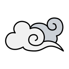 Cloud icon chinese style