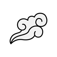 Cloud icon chinese style